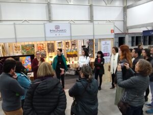 artistas recebem público imaginário das artes construarte