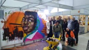 artista Digo Tibano imaginário das artes pinta espaço grafite construarte