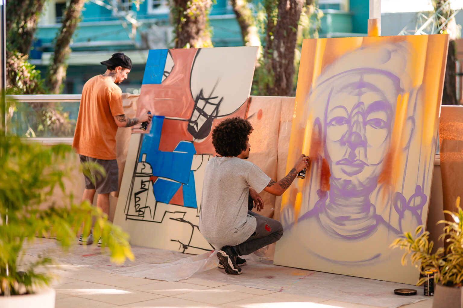 Live Painting com Digo Tibano e Pepe Fontanari